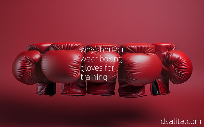 why should i wear boxing gloves for training