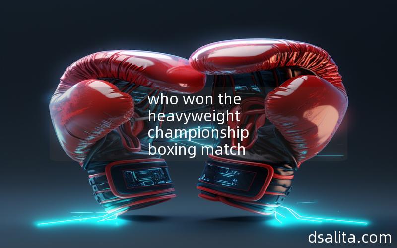 who won the heavyweight championship boxing match