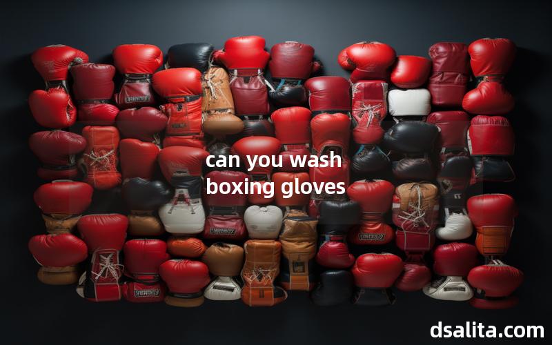 can you wash boxing gloves