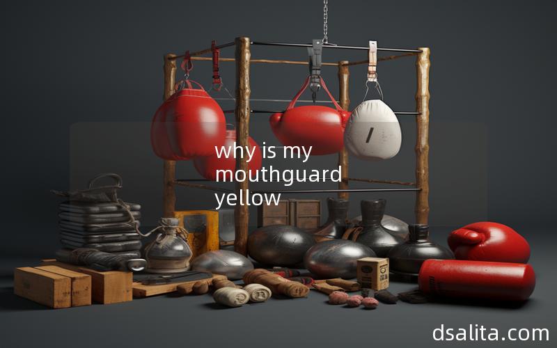 why is my mouthguard yellow