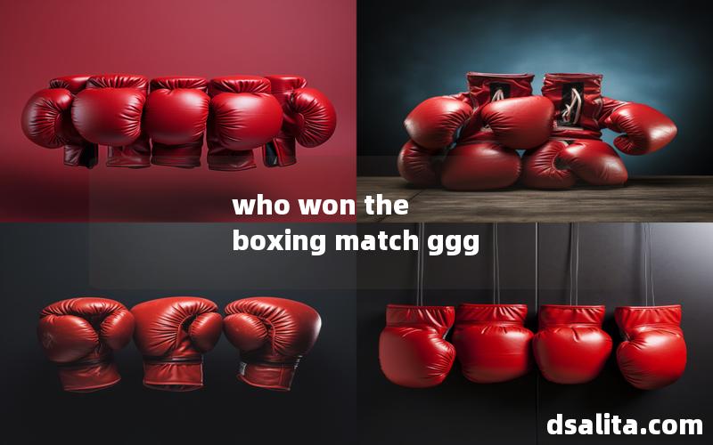 who won the boxing match ggg
