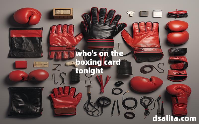 who's on the boxing card tonight