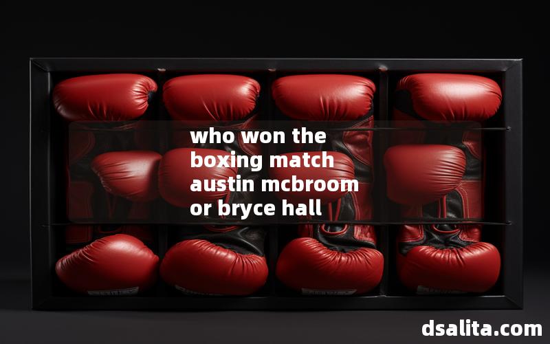 who won the boxing match austin mcbroom or bryce hall