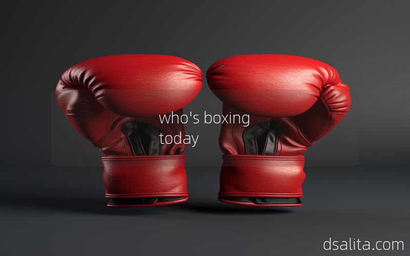 who's boxing today