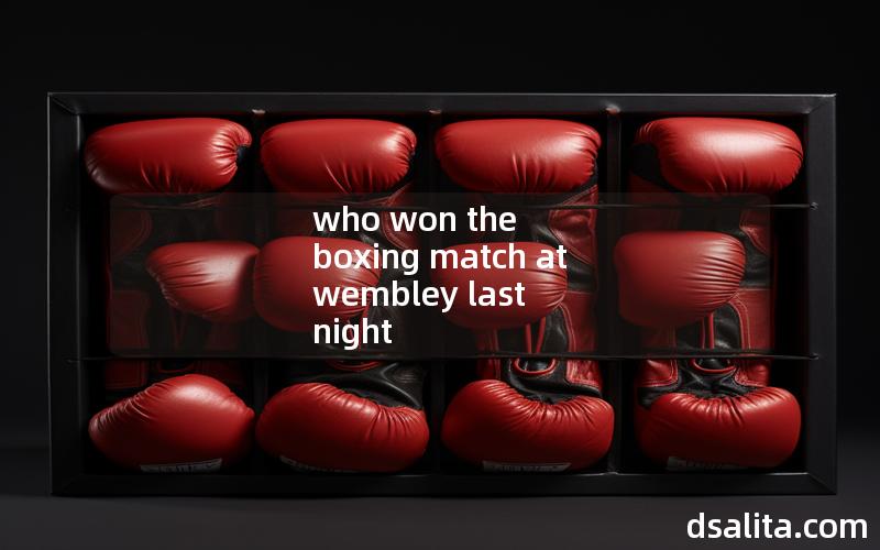 who won the boxing match at wembley last night