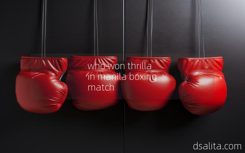 who won thrilla in manila boxing match