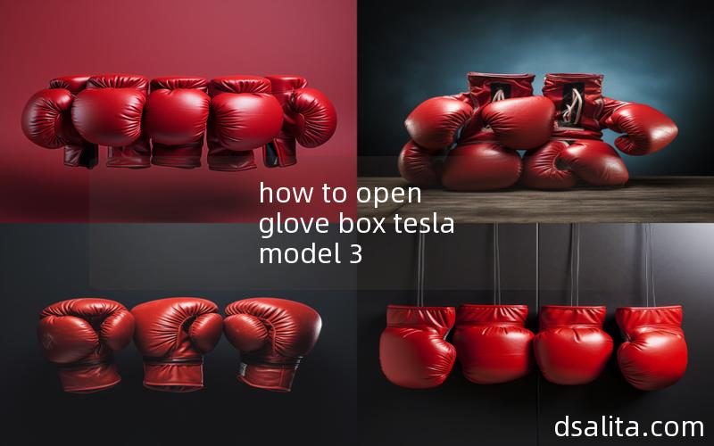 how to open glove box tesla model 3