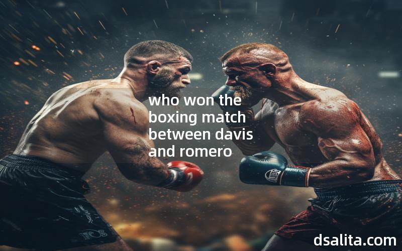who won the boxing match between davis and romero
