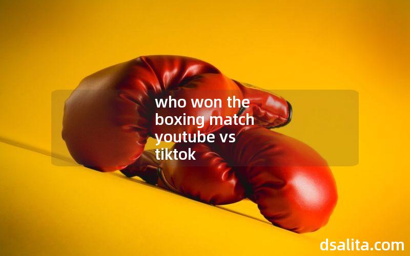who won the boxing match youtube vs tiktok