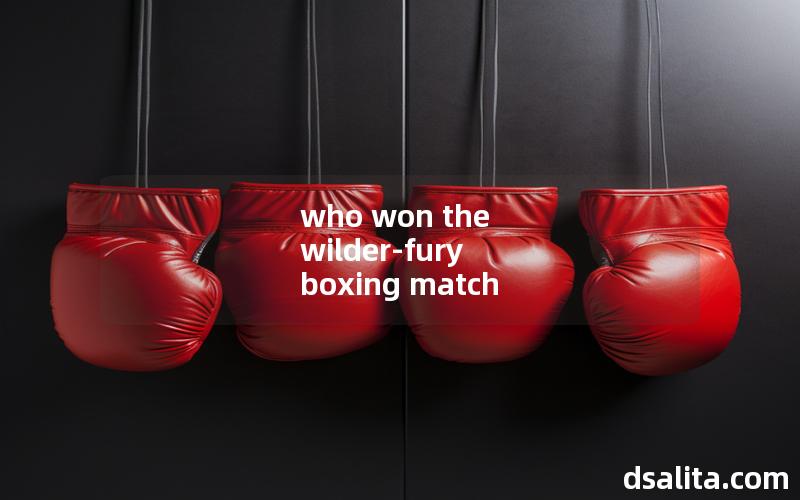 who won the wilder-fury boxing match