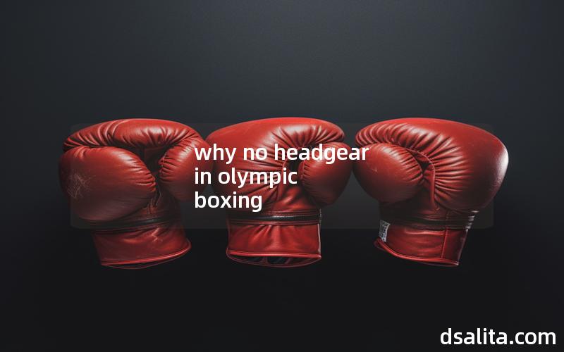 why no headgear in olympic boxing