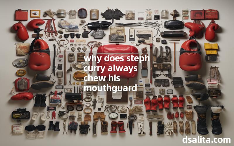 why does steph curry always chew his mouthguard