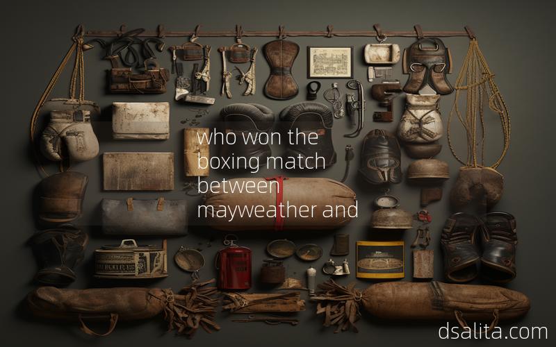 who won the boxing match between mayweather and mcgregor