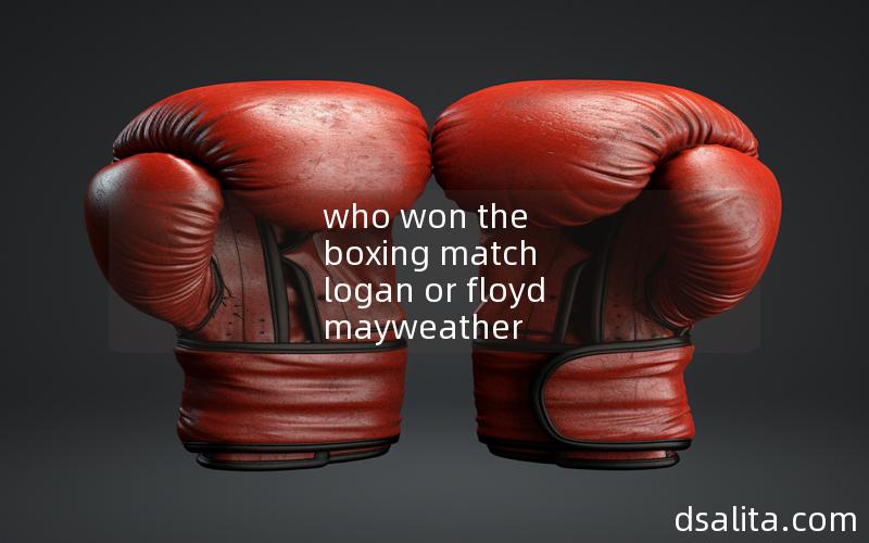who won the boxing match logan or floyd mayweather