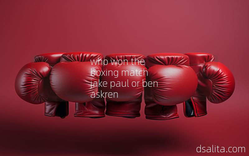 who won the boxing match jake paul or ben askren