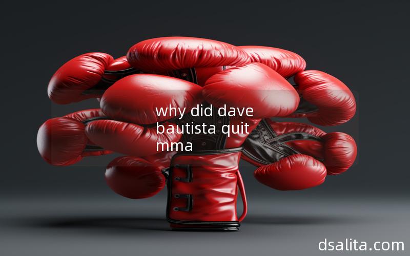 why did dave bautista quit mma