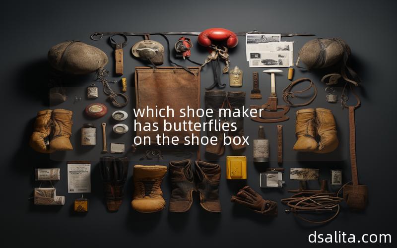 which shoe maker has butterflies on the shoe box