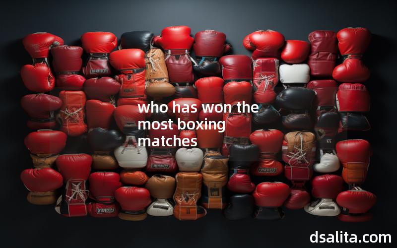 who has won the most boxing matches