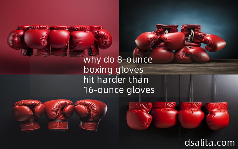 why do 8-ounce boxing gloves hit harder than 16-ounce gloves