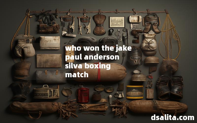 who won the jake paul anderson silva boxing match