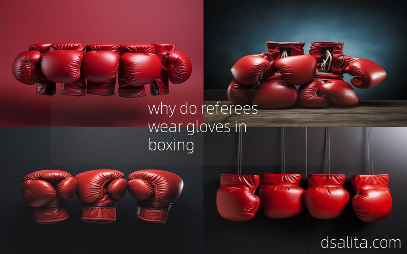 why do referees wear gloves in boxing