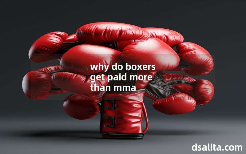 why do boxers get paid more than mma