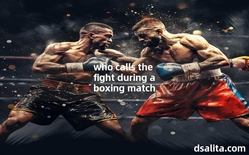 who calls the fight during a boxing match